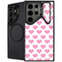Plush Pink Hearts Galaxy S25 Ultra Kickstand Case